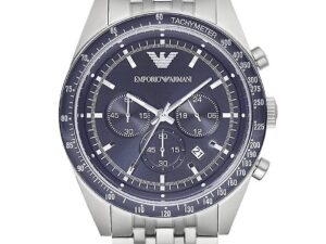 Emporio Armani Tazio Argent Bleu
