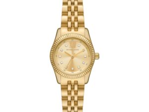 Montre Michael Kors mini lexington dorée cadran or